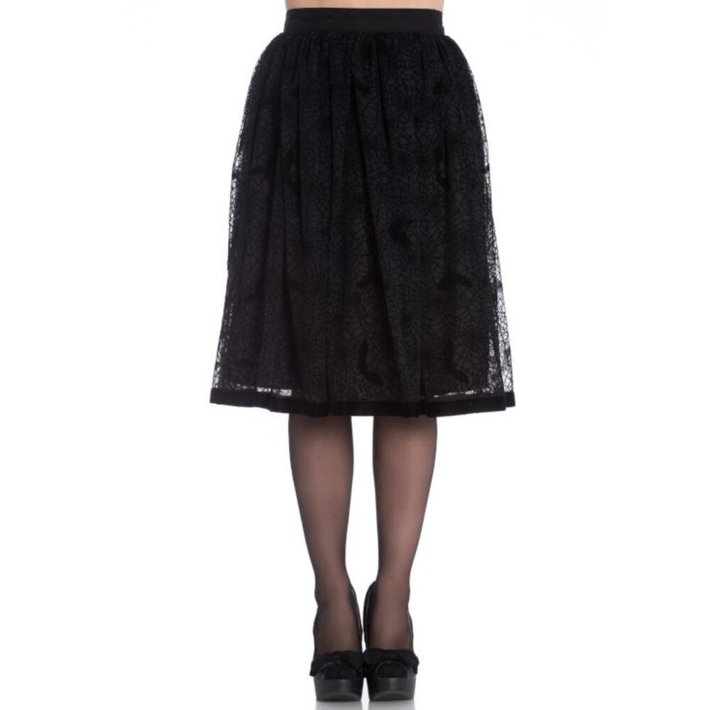 Hell Bunny "AMARANDE" Spiderweb Tulle 50's skirt **BNWT
